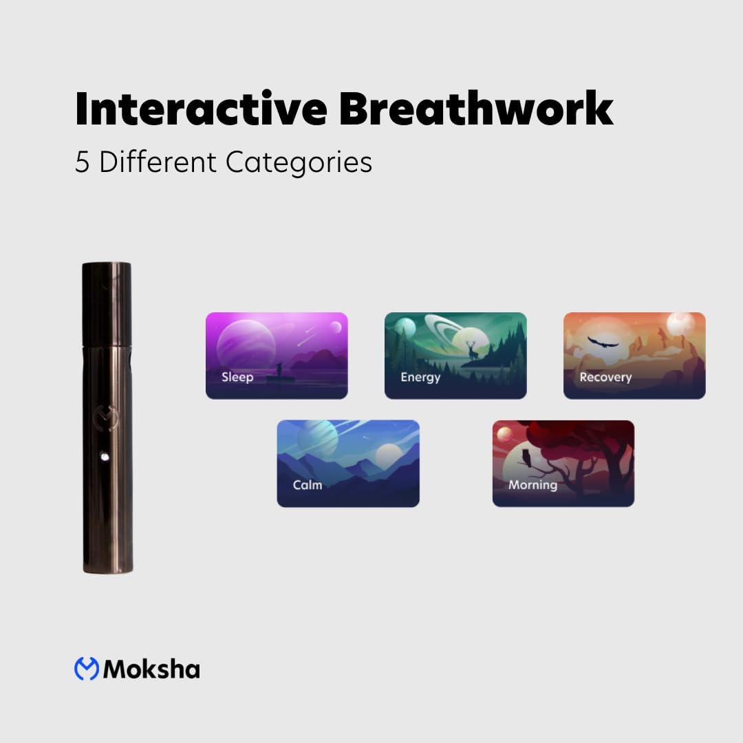 Moksha O₁ - Gamified Breathwork + Meditation